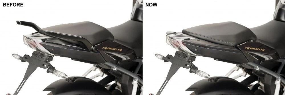 Puig Duo Handgreepcover Zwart BMW R1200/1250 R/RS (15-) - Afbeelding 2